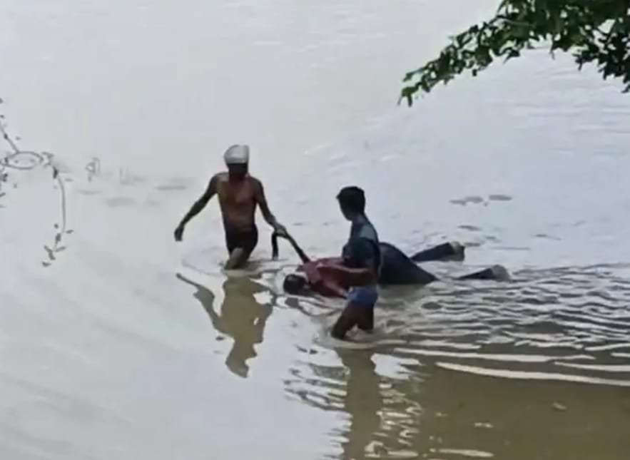 बांध में मिला एम्बुलेंस चालक का शव