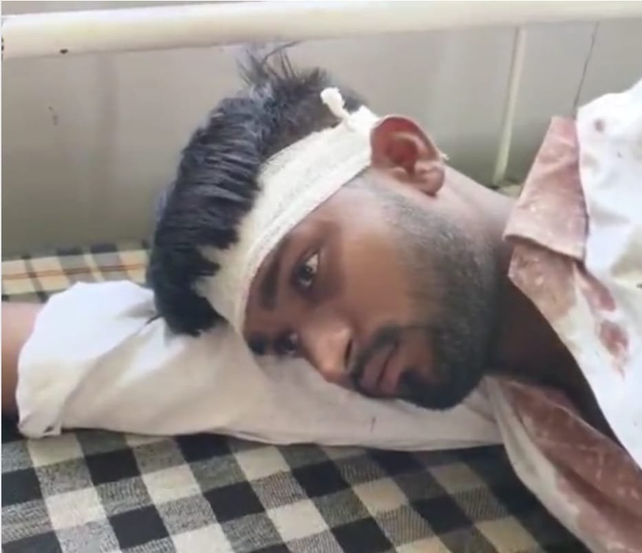 हरपालपुर में युवक पर हमला, आधा दर्जन लोगों ने की मारपीट