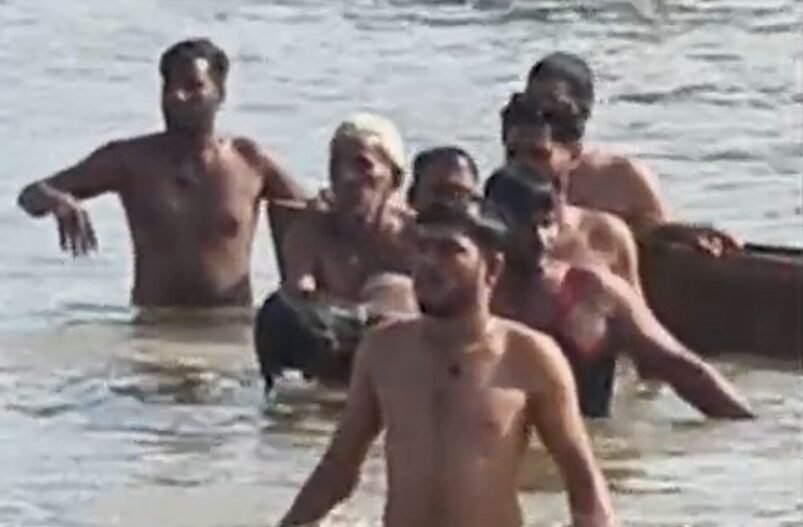 गणेश विसर्जन के दौरान मेघाखेड़ी नदी में बहा युवक, मौत