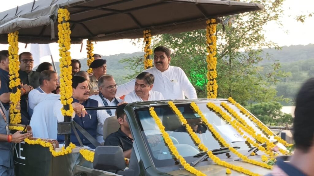 मुख्यमंत्री आज गांधीसागर में रात्रि विश्राम करेंगे