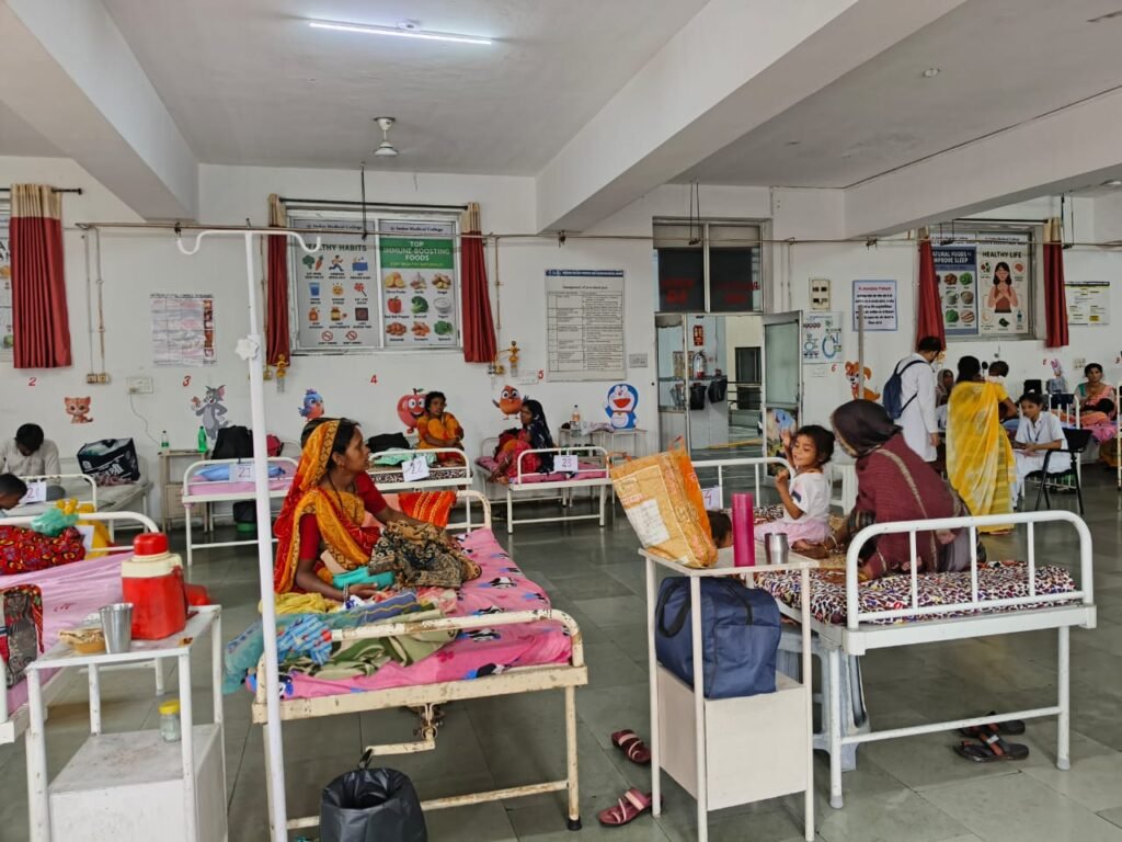 किलकारी अभियान के तहत बच्चों को मिल रहा पोषण आहार