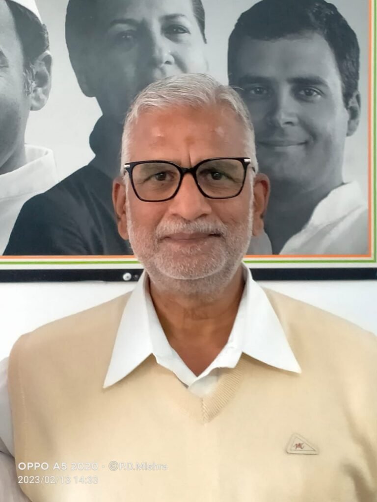 वरिष्ठ नेता राजीव सिंह बने मप्र कांग्रेस के स्टेट कनेक्ट सेंटर प्रभारी