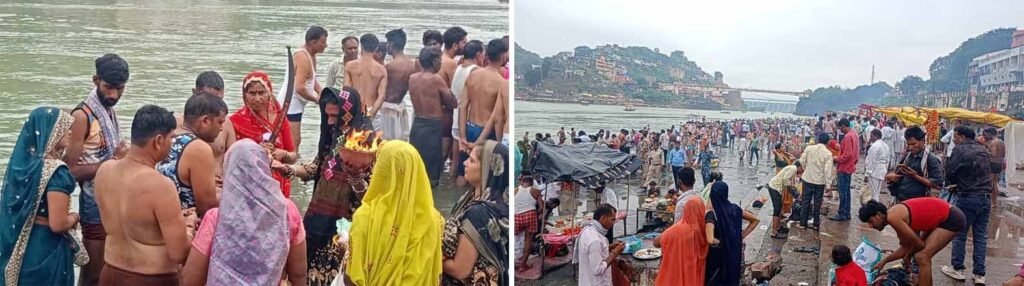 कोई पितरों को मुक्ति दिलाने,तो कोई तंत्र-मंत्र क्रिया करने पहुंचे नर्मदा घाट