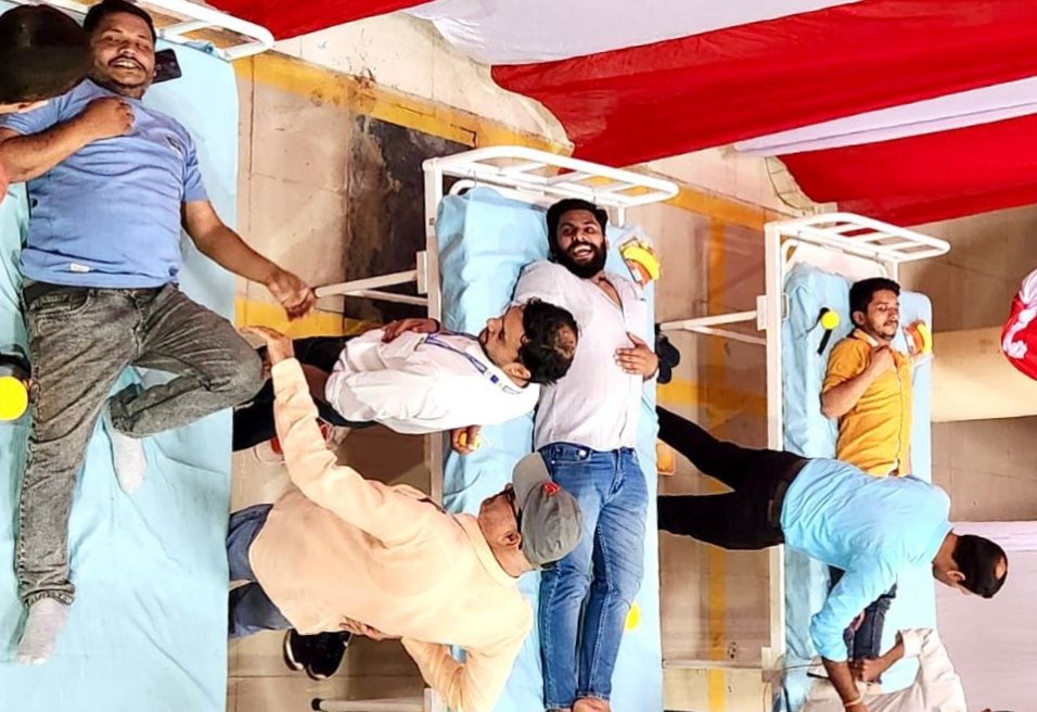 भाजपा नर्मदा मंडल में हुआ 101 यूनिट रक्तदान