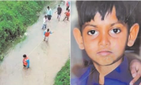 लापता मासूम का मिला शव, इंदौर की बारिश ने ली 8 साल के राजवीर की जान