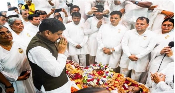 राजयोगिनी बीके अवधेश दीदी को दी गई अंतिम विदाई,CM डॉ. यादव ने दी श्रद्धांजलि