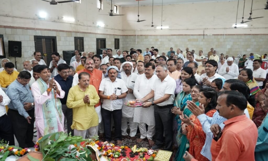 फूलबाग मैदान में 21 को होगा श्रीरामलीला समारोह का शुभारंभ, भूमिपूजन हुआ