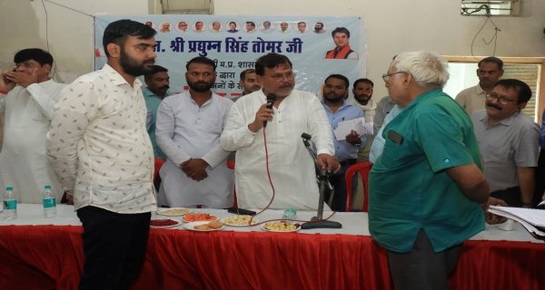 ऊर्जा मंत्री ने किया विकास कार्यों का लोकार्पण एवं भूमिपूजन