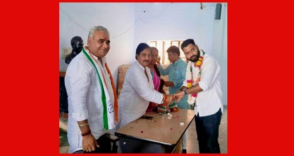 भाजपा नेता राजेश शिवहरे कांग्रेस में शामिल