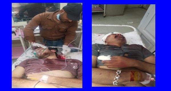 सड़क हादसा: हनुमान मंदिर से लौटते समय बाइक सवार दो युवक गंभीर घायल
