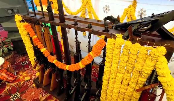 विजयादशमी पर भव्य शस्त्र-पूजन, मंत्री पटेल और मंत्री उईके रहे शामिल