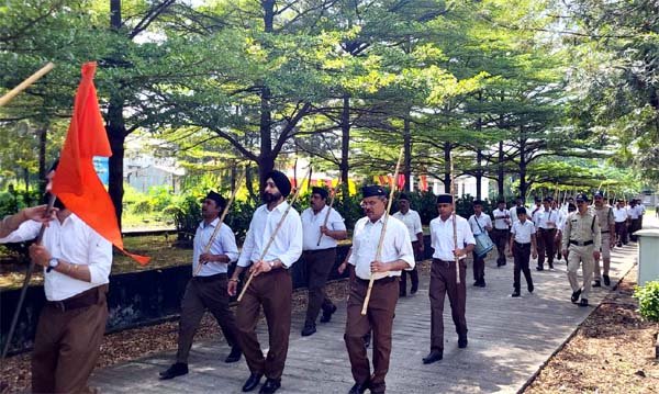 संघ शताब्दी वर्ष: भोपाल सहित विभिन्न नगरों में निकले पथ संचलन