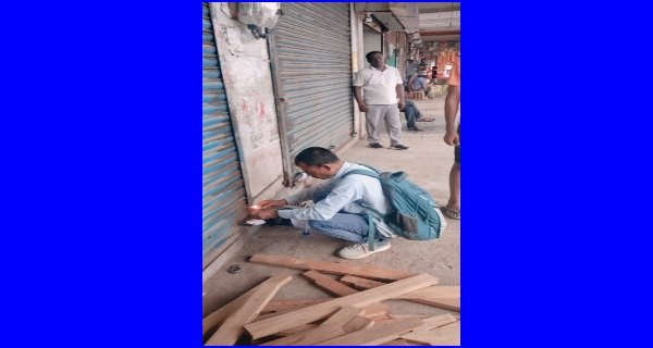 चार दुकानो में ननि ने लगाया ताला