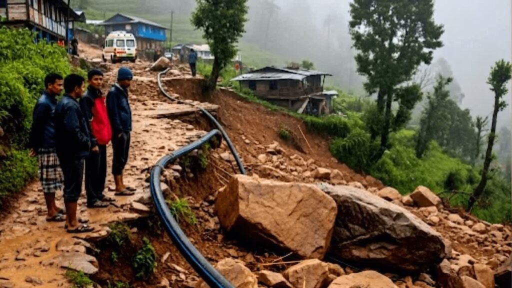 दार्जिलिंग में भारी बारिश के कारण व्यापक तबाही हुई है, जिसमें बालसन नदी पर बना एक पुल ढह गया