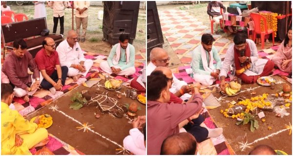 मैहर में गोवर्धन पूजा का आयोजन