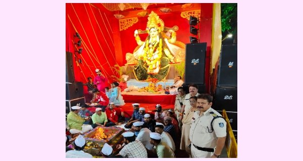इंदौर में नवरात्रि के अंतिम दिन महावमी पर सुरक्षा व्यवस्था रही कड़ी