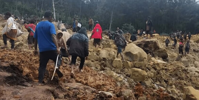 पापुआ न्यू गिनी में हुए भूस्खलन में 11 लोगों की मौत
