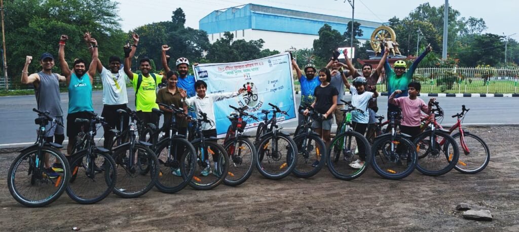 साइक्लिंग विद नेक्स्ट जेनरेशन’ कार्यक्रम से फिटनेस का संदेश