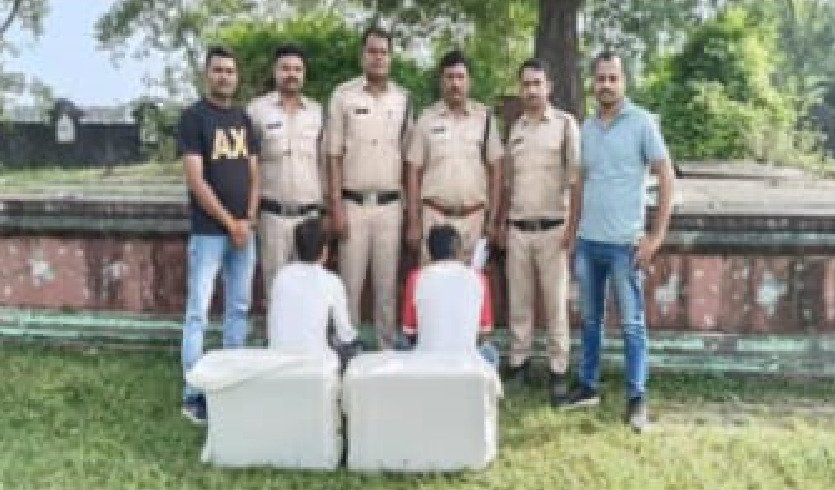 यूपी से आए आरोपी शहर में कर रहे थे तस्करी 