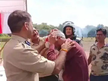 ग्वालियर में मॉकड्रिल में आरक्षक घायल, टियर गैस का गोला लगने से हुई घटना