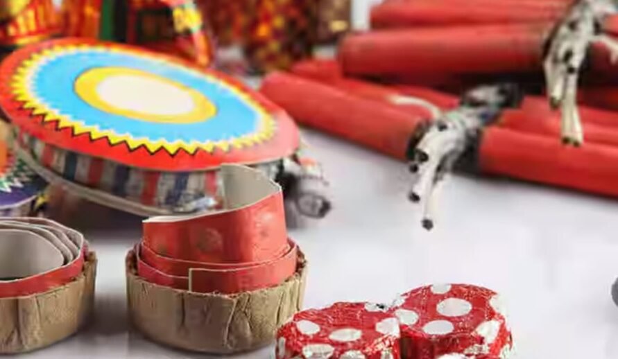 बल्देवबाग-नीमखेडा में बिना लायसेंस बिक रहे थे पटाखा, प्रकरण दर्ज 