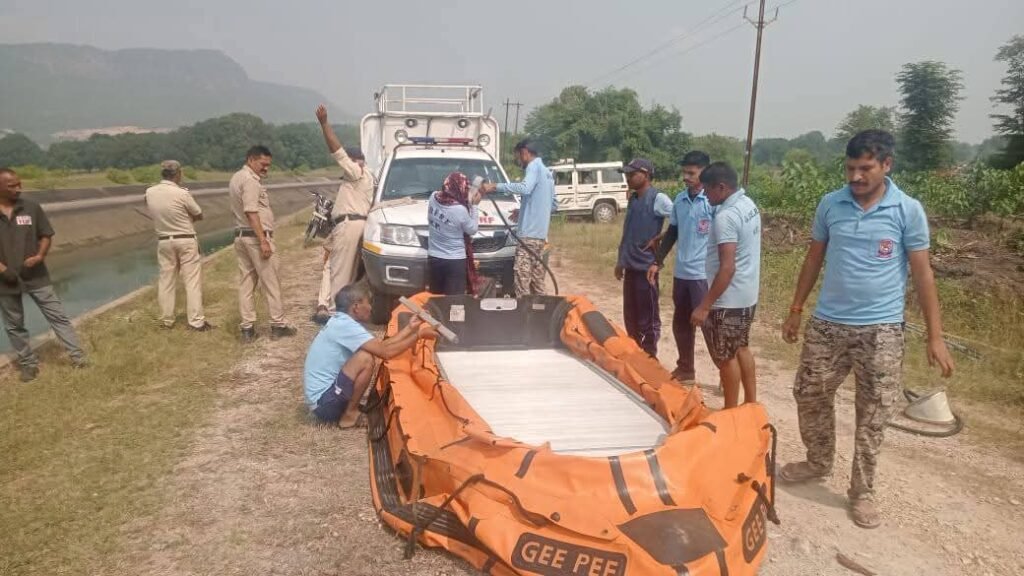 लापता युवक का बाणसागर नहर में मिला शव 