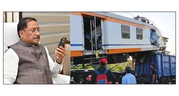 साय ने बिलासपुर के पास हुई ट्रेन दुर्घटना पर जताया गहरा दु:ख