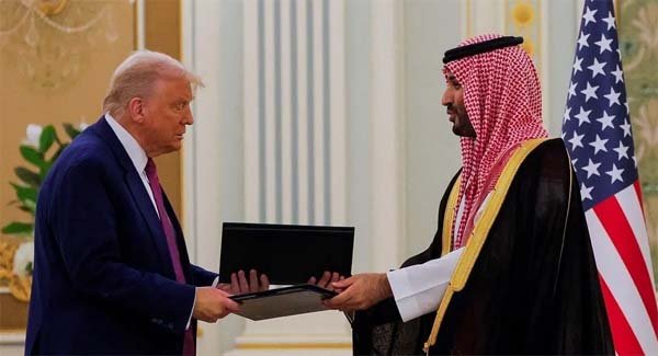 सऊदी अरब, अमेरिका ने इस वर्ष 575 अरब डॉलर मूल्य के समझौतों पर किये हस्ताक्षर