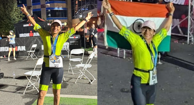 नागपुर की 49 वर्षीय दीपा गर्ग ने रचा इतिहास, 16:43 घंटे में आयरन मैन ट्रायथलॉन पूरा कर बनीं ‘आयरन वुमन’ 
