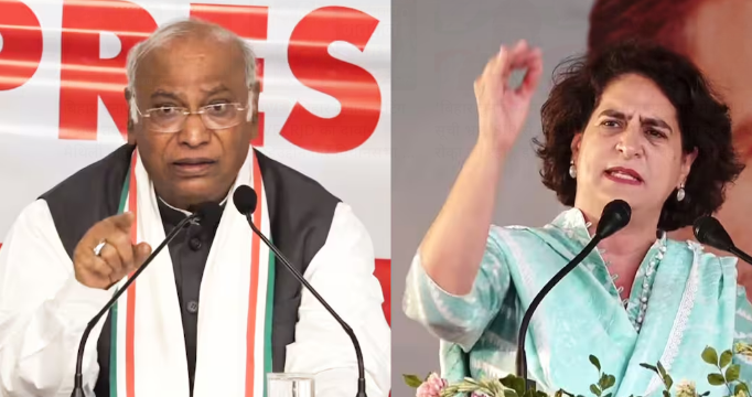 खरगे-प्रियंका ने की बिहार के हर वोटर से मतदान करने की अपील