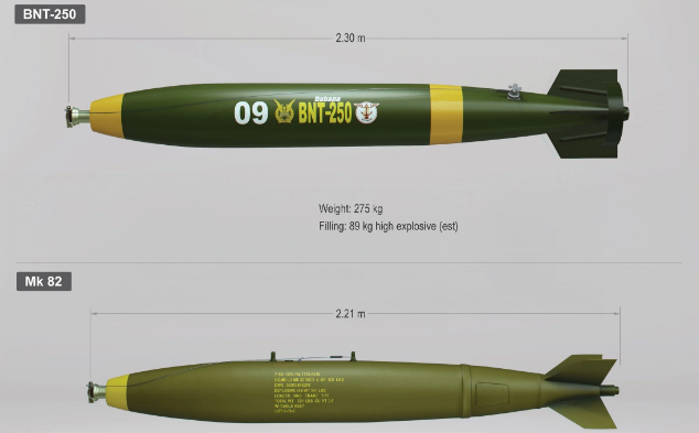 इंडोनेशिया ने 12 बीएनटी-250 बमों का सफलतापूर्वक किया परीक्षण