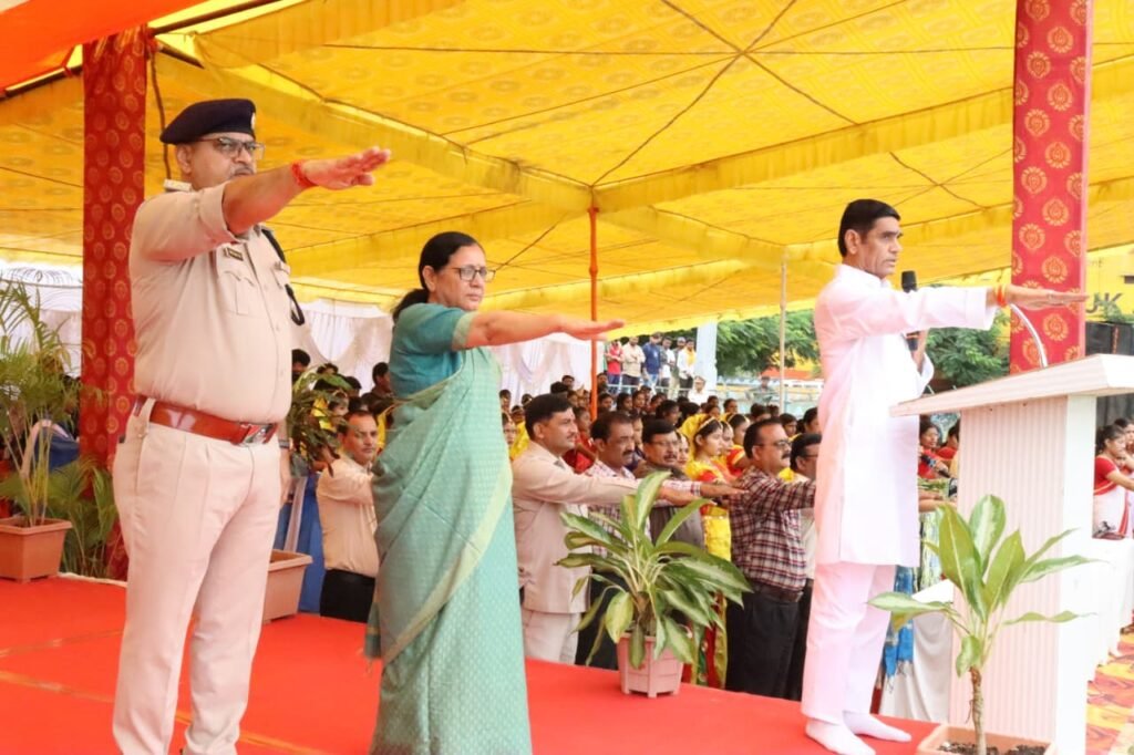 मैहर जिले में धूमधाम से मनाया गया स्थापना दिवस