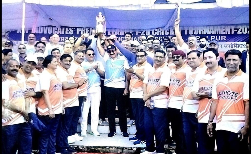 हाईकोर्ट के न्यायाधीश विशाल मिश्र बने मैन ऑफ द मैच
