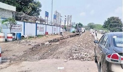 रेलवे के कारण हो रही मांगलिया ओवर ब्रिज में देरी