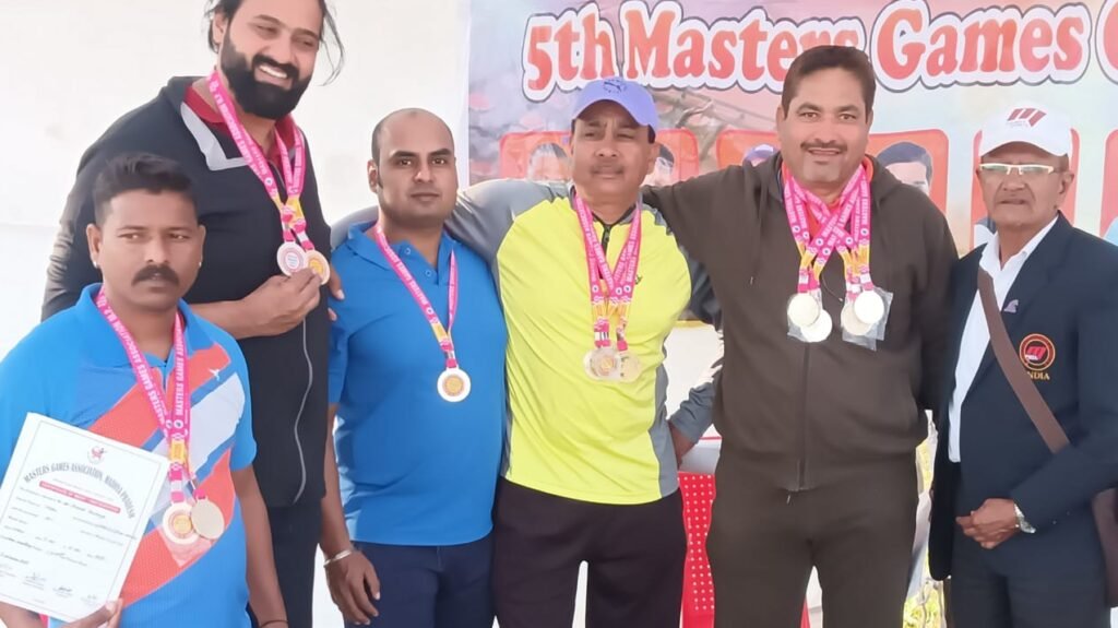 सुपरमास्टर गेम्स में विनोद राय ने जीता चार गोल्ड दो सिल्वर मेडल