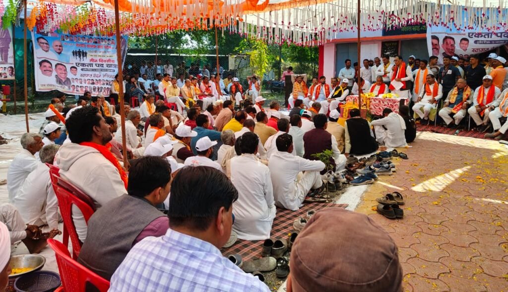 रन फॉर यूनिटी: देवलखेड़ा से करनवास तक निकली एकता पद यात्रा