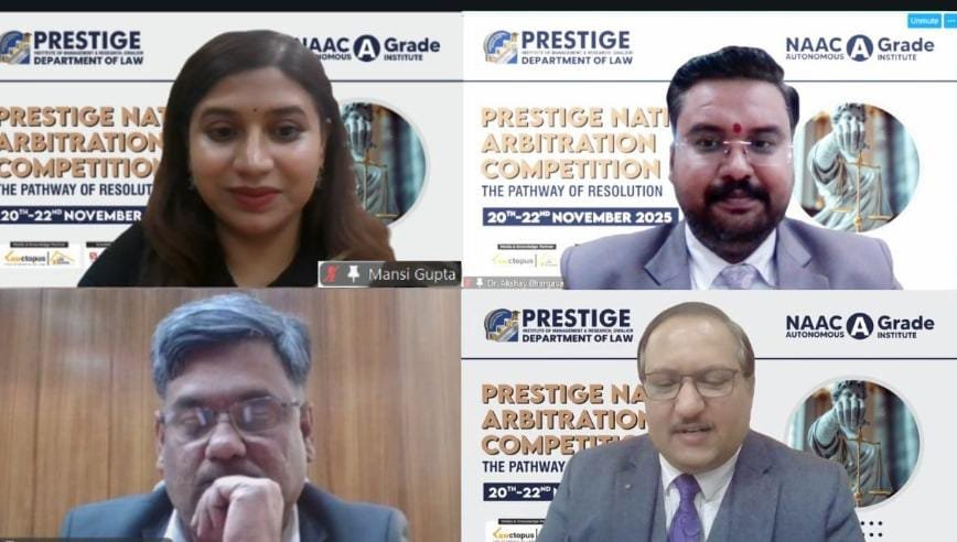 तीन दिवसीय नेशनल आर्बिट्रेशन प्रतियोगिता आयोजित