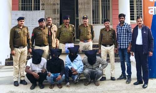 सोना-चांदी व्यापारी से लूट का पर्दाफाश, 6 आरोपी गिरफ्तार