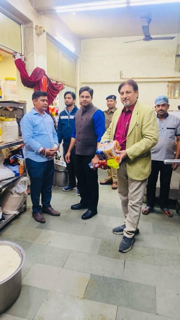 रेलवे मजिस्ट्रेट द्वारा की गई औचक कार्यवाही 