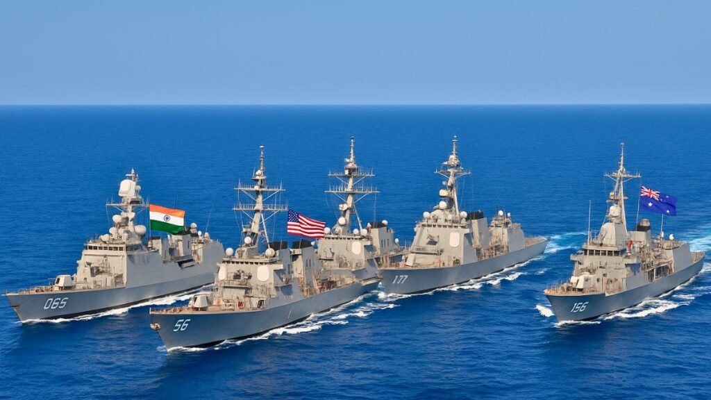 भारत, अमेरिका और जापान के साथ मालाबार 2025 में ऑस्ट्रेलिया भी शामिल हुआ