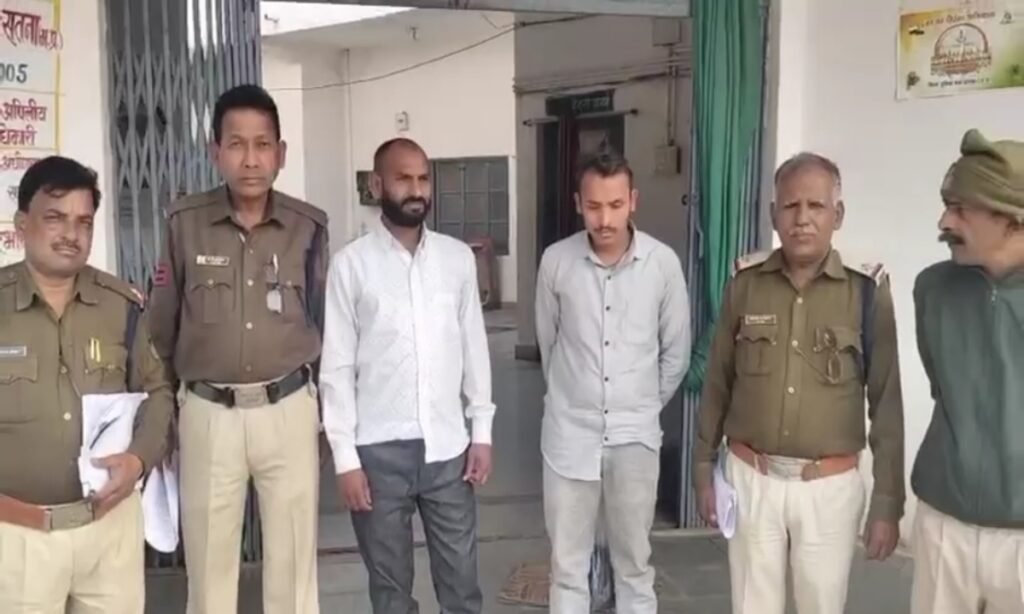 61लीटर अवैध शराब परिवहन करते 2 आरोपी गिरफ्तार