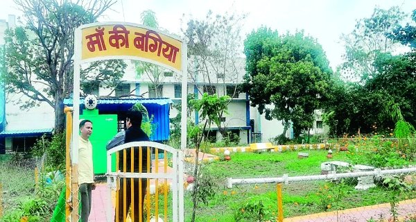 मां की बगिया बनी हरियाली का प्रतीक