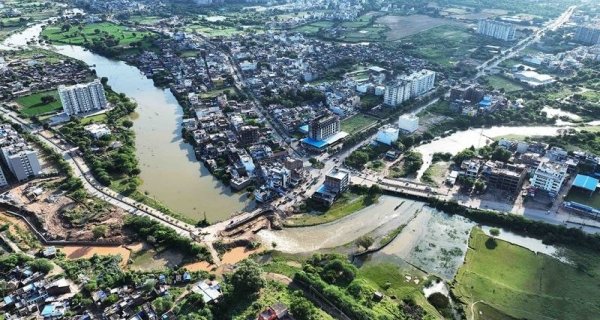 स्वर्ण रेखा के दोनों ओर, मुरार नदी के एक तरफ बिछेगी बड़ी सीवर लाइन