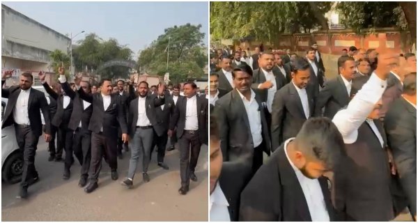 ऑडिटोरियम की मांग पूरी न होने से जिला अदालत के वकीलों में आक्रोश