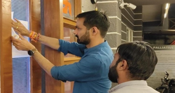 डीएम के निर्देश पर कैंसर हीलर सेंटर सील