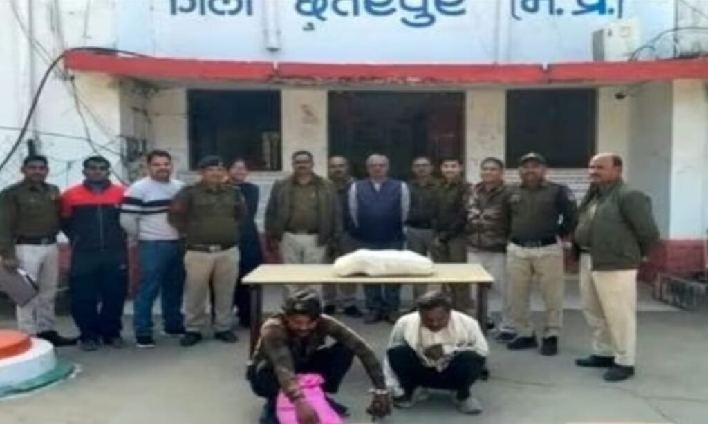 6 किलो से अधिक गांजा सहित तीन तस्कर गिरफ्तार