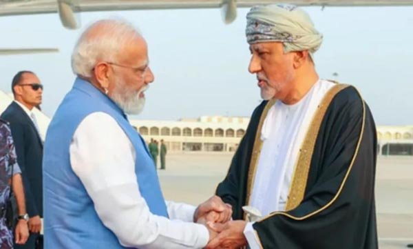 भारत और ओमान ने चार समझौतों पर हस्ताक्षर किए