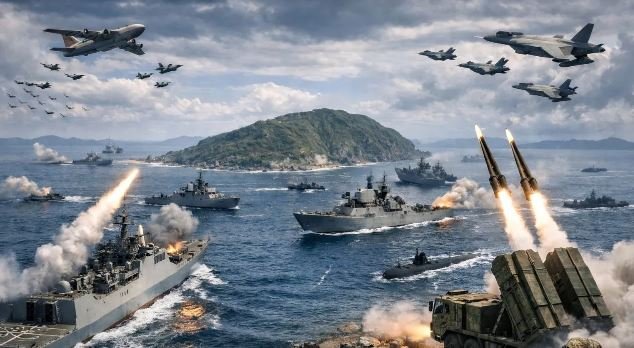 ताइवान सीमा पर चीनी सैन्य अभ्यास, भारी संख्या में चीनी विमान, नौसेनिक जहाज तैनात