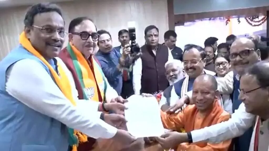 यूपी बीजेपी को जल्द मिलेगा नया अध्यक्ष, पंकज चौधरी ने दाखिल किया नामांकन