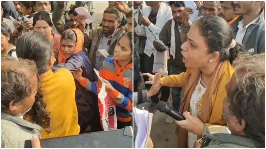 परा गांव में खाद वितरण को लेकर हंगामा, नायब तहसीलदार पर छात्रा को थप्पड़ मारने का आरोप